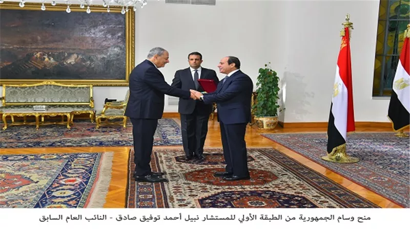الرئيس السيسي يشهد أداء حلف اليمين لرئيس مجلس الدولة والنائب العام
