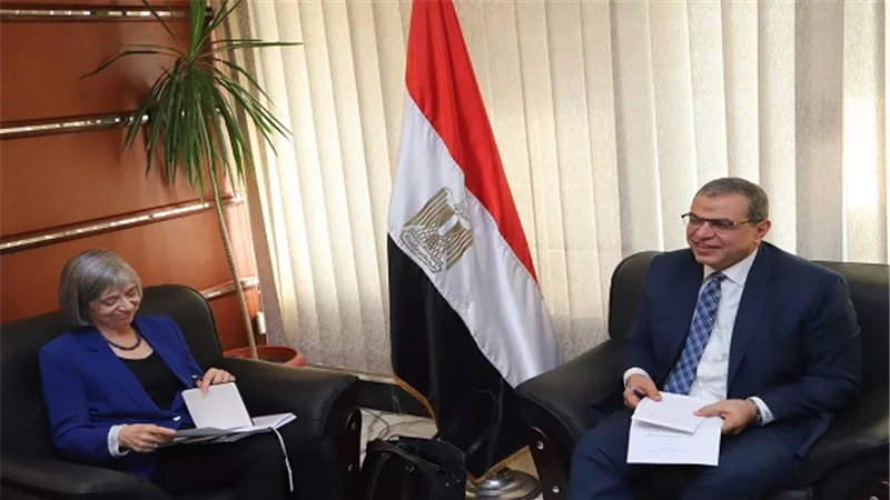 وزير القوي العاملة يلتقي نائب مدير عام منظمة العمل الدولية