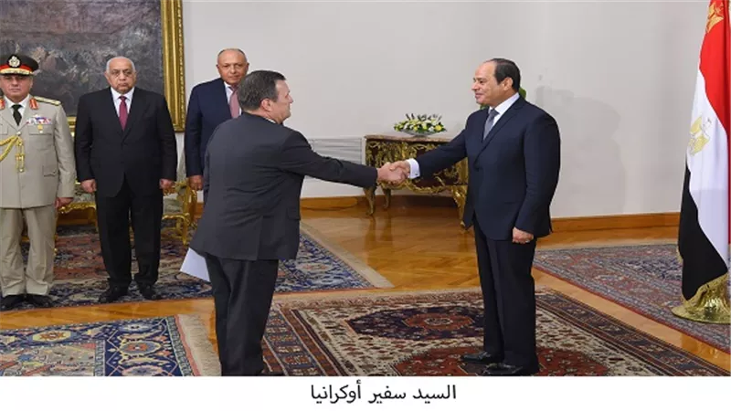 الرئيس السيسي يتسلم أوراق اعتماد عشرة سفراء جدد