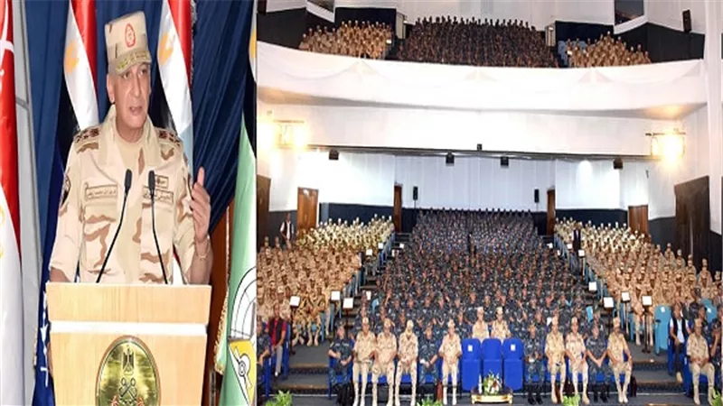 الفريق أول محمد زكى يلتقى بمقاتلى القوات البحرية والمنطقة الشمالية العسكرية
