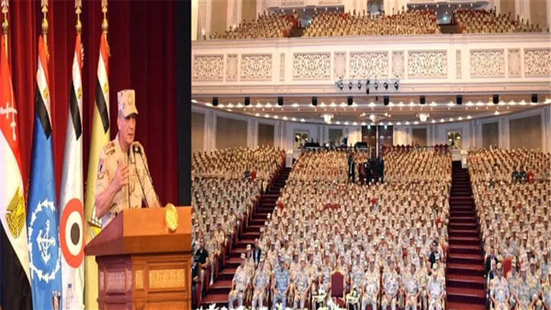 وزير الدفاع يلتقى برجال المنطقة المركزية العسكرية وعدد من دارسى المعاهد التعليمية