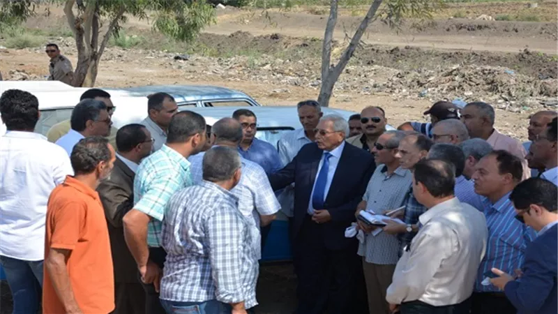 شاروبيم.. يعقد اجتماع بموقع العمل بطريق رافد جمصة