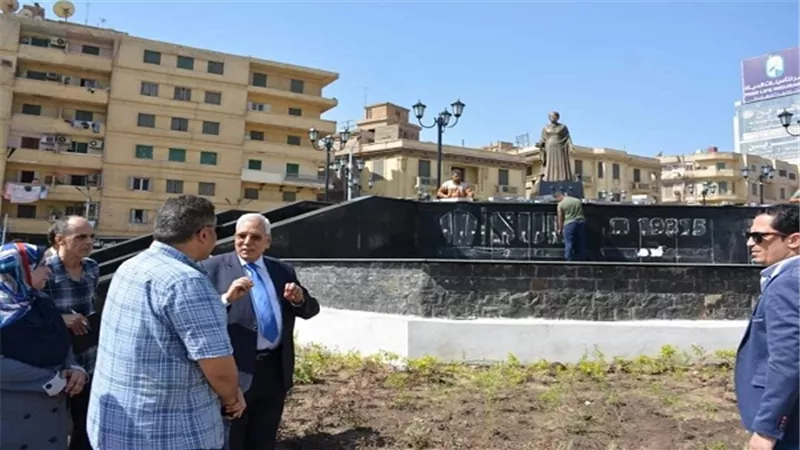 محافظ الدقهلية.. يتفقد ميدان ام كلثوم  بعد تطويره بالمنصورة