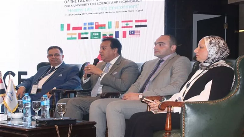 وزير التعليم العالى يفتتح مؤتمر كلية العلاج الطبيعى بجامعة الدلتا للعلوم والتكنولوجيا بعنوان 