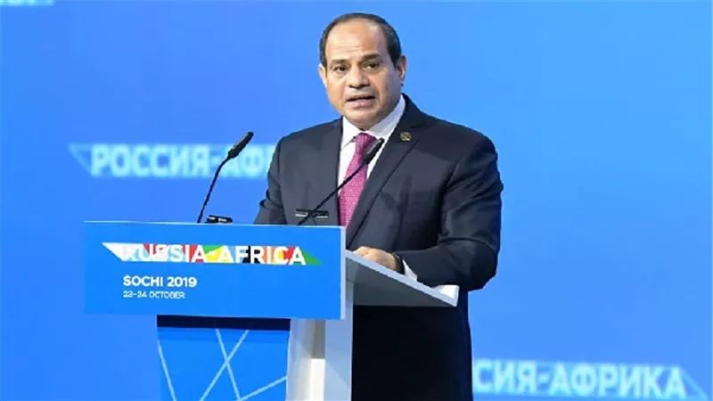 نص كلمة الرئيس السيسي في أعمال المنتدى الاقتصادي الأفريقي الروسي