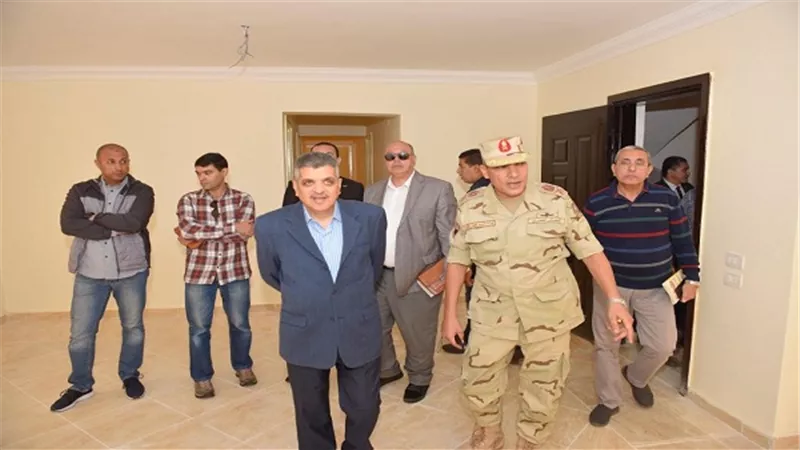 الفريق أسامة ربيع يتفقد الوحدات السكنية المخصصة للهيئة بمدينة الإسماعيلية الجديدة