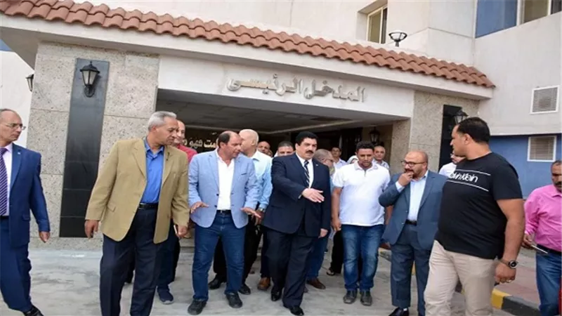 مرزوق يتفقد مستشفى قها المركزي بحضور لجنة الاستلام النهائي للمستشفى