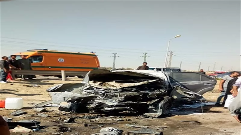 إصابة 9 أشحاص فى حوادث  طرق متفرقة بالسويس