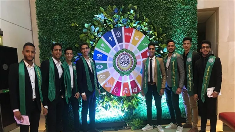 طلاب جامعة مصر للعلوم والتكنولوجيا يشاركون في الأسبوع العربي للتنمية المستدامة