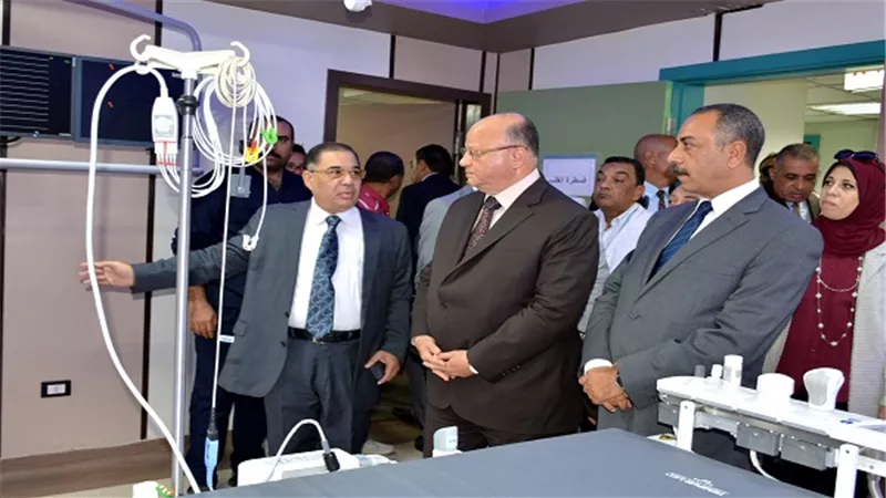 محافظ القاهرة يفتتح وحدة قسطرة القلب بمستشفى شبرا العام