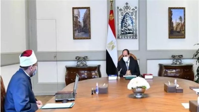 الرئيس يستعرض جهود وزارة الأوقاف في تطوير الهيئة وتأهيل الأئمة