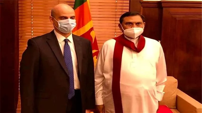 سفير مصر في كولومبو يبحث تعزيز العلاقات الاقتصادية مع وزير المالية