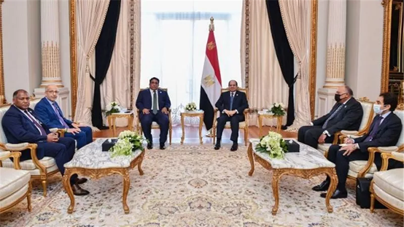  السيسى يستقبل 