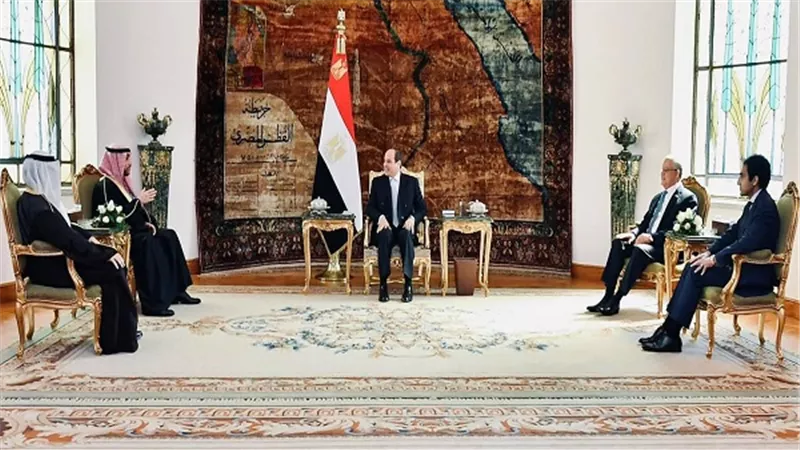 الرئيس السيسي يستقبل مرزوق الغانم ويشيد بمتانة وقوة العلاقات المصرية الكويتية