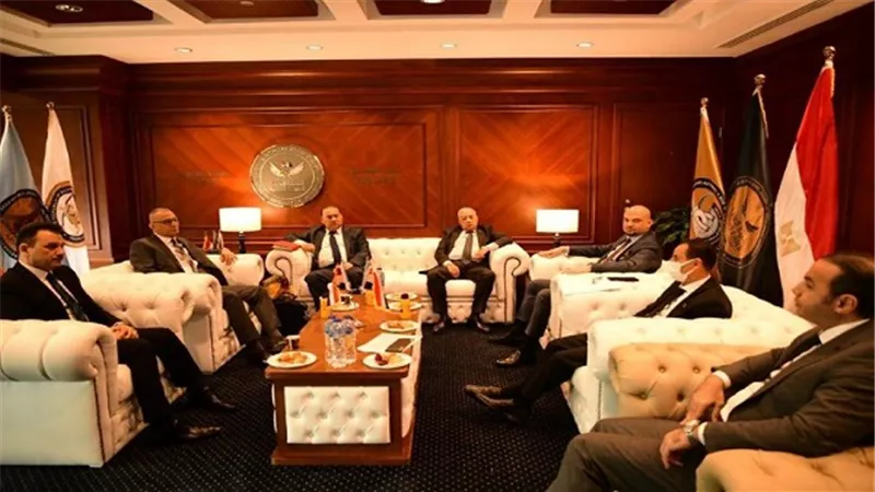 الرقابة المالية بمصر تستقبل رؤساء الجهات المنظمة لسوق المال بالعراق