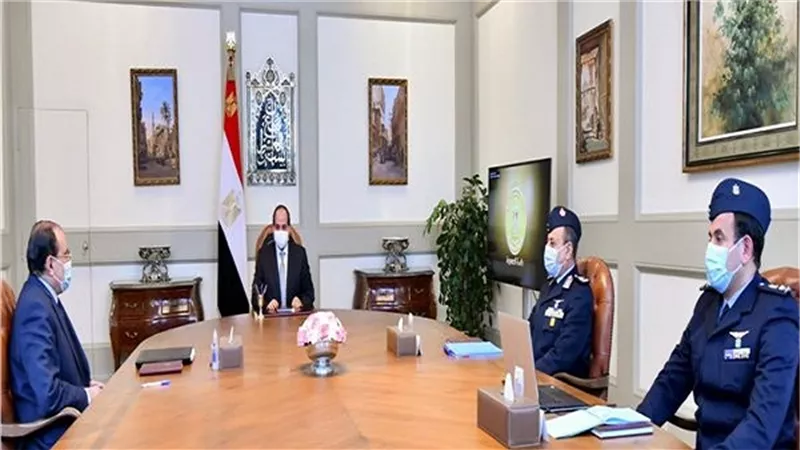 السيسي يتابع تطورات الموقف التنفيذي للمشروع القومي للإنتاج الزراعي