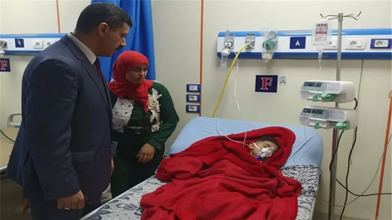  صرف المساعدات المالية لحالات الاصابة والوفاة في حادث انقلاب اتوبيس المدرسة بالدقهلية
