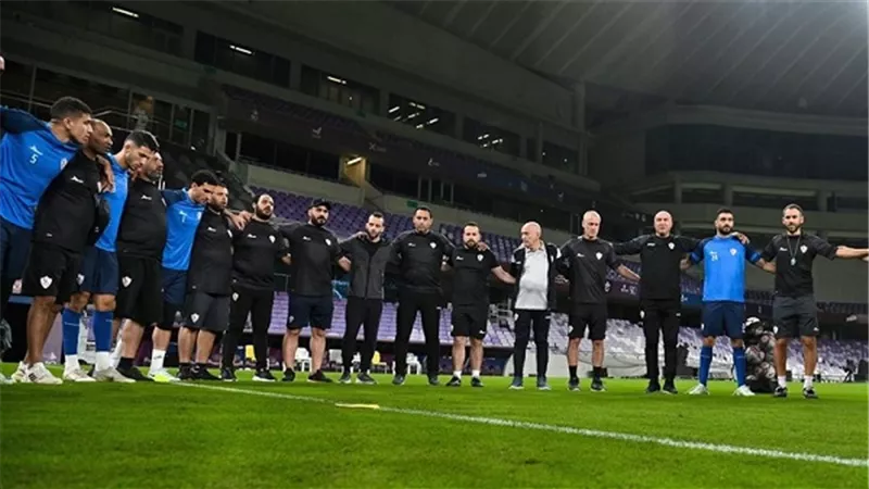بالصور.. ختام تدريبات نادي الزمالك إستعداداً لمباراة السوبر المصري