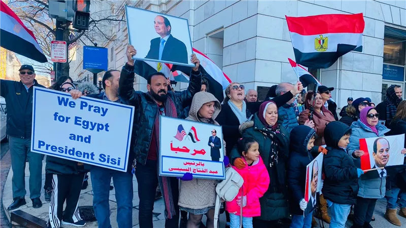 يحدث في أمريكا.. وقفات داعمة لـ