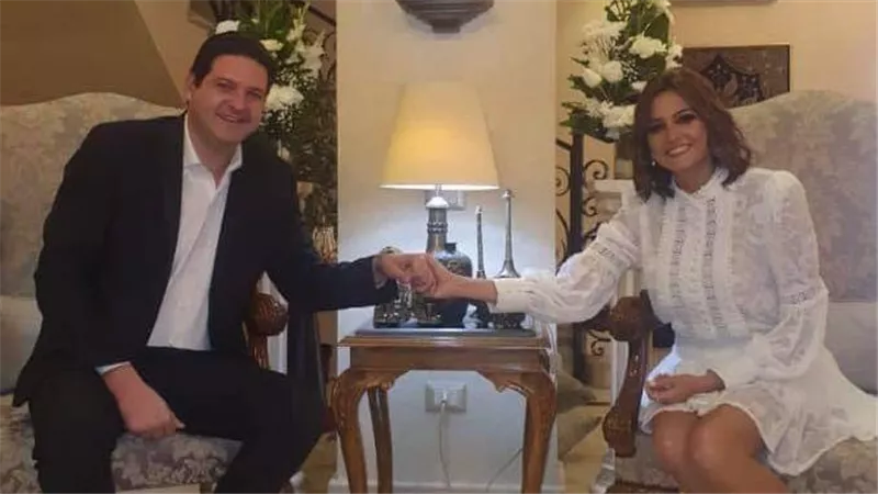 بشرى وزوجها يحتفلون بعيد زواجهما بهذه الطريقة