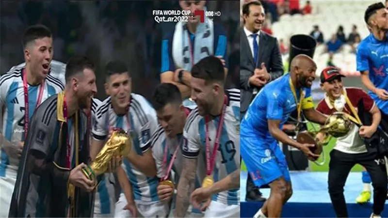 جماهير الزمالك ميسي يحتفل بكأس العالم على طريقة الأسطورة شيكابالا