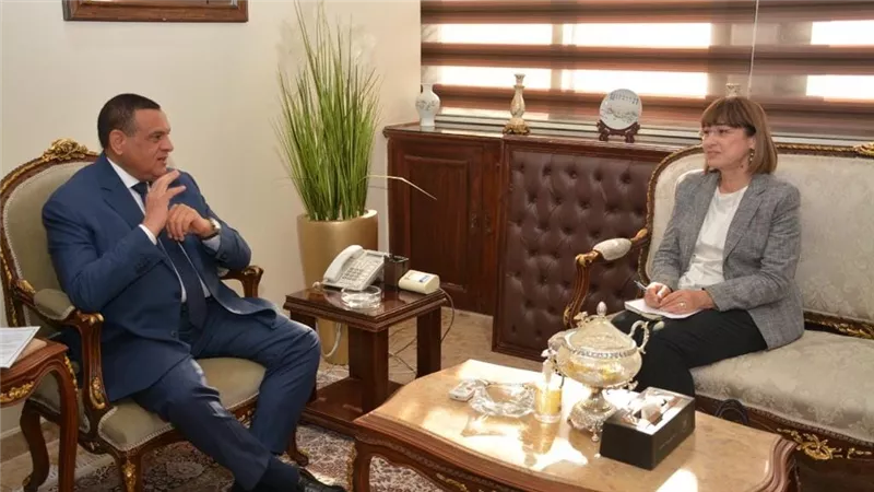 بالصور.. مناقشة المشروعات المشتركة بين الأمم المتحدة بمصر والتنمية المحلية