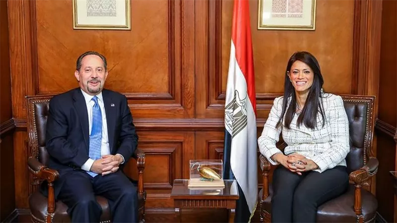 المشاط تبحث مع القائم بأعمال سفير الولايات المتحدة مخرجات مؤتمر المناخ