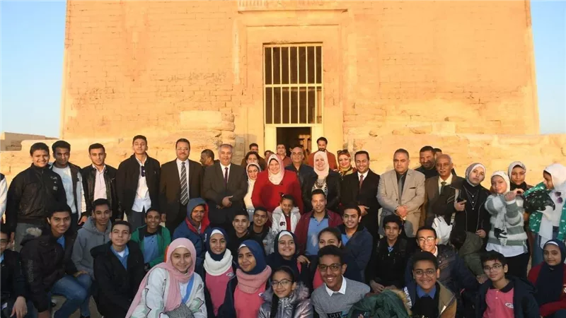 محافظة الفيوم تحتفل بظاهرة تعامد الشمس على قدس أقداس معبد قصر قارون  