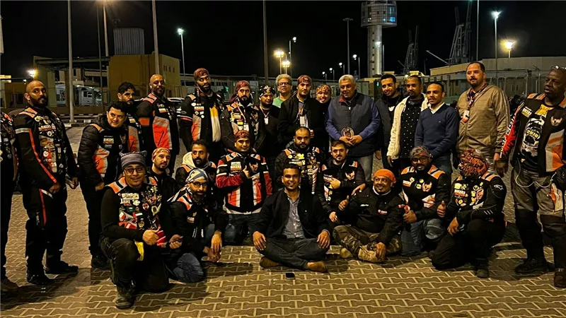سفاجا البحري يستقبل فرق المتحدون للدراجات النارية بالمملكة العربية السعودية