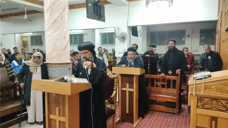 أسقف السويس يترأس التسبحه الكيهكيه بجنيفة