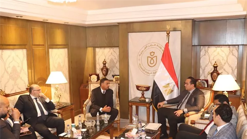 رئيس هيئة الرعاية الصحية يستقبل الرئيس التنفيذي لمجموعة ألاميدا للرعاية الصحية