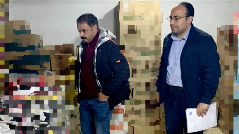 ضبط مواد خام مجهولة المصدر في حملة تموينية بمركز المنصورة بالدقهلية 