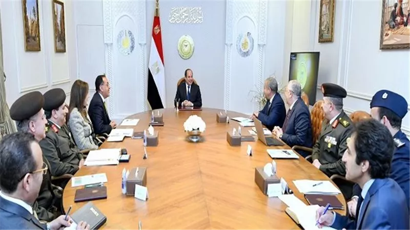 الرئيس السيسي يتابع منظومة الأمن الغذائي وموقف المخزون الاستراتيجي للسلع الغذائية