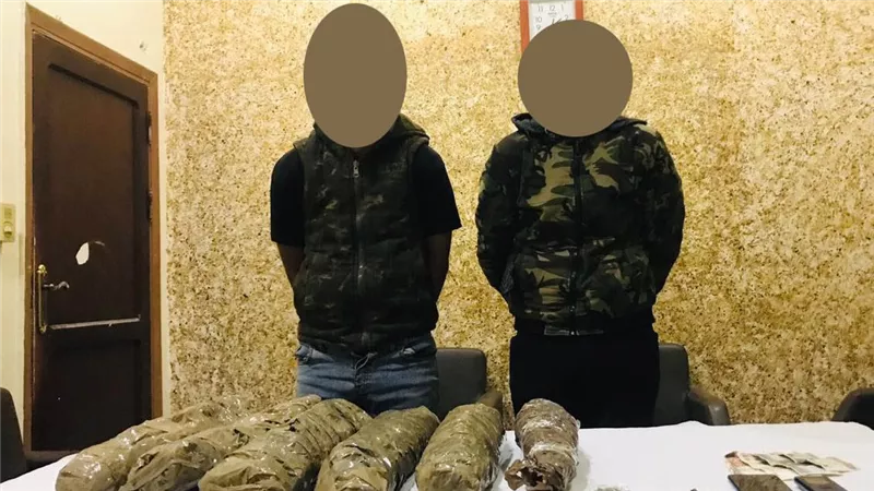 بقصد الإتجار.. ضبط شخصين وبحوزتهما كمية من المواد المخدرة  بشمال سيناء
