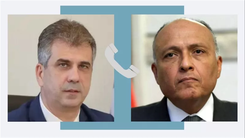 تفاصيل الاتصال الهاتفي بين وزيري خارجية مصر وإسرائيل