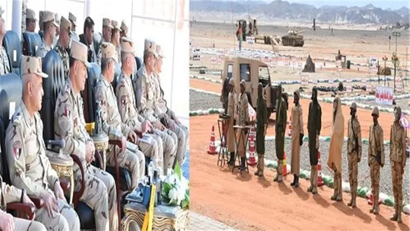 رئيس الأركان يشهد بياناً عملياً للتكتيكات الصغرى والمهارة في الميدان لإحدى وحدات المنطقة الجنوبية العسكرية