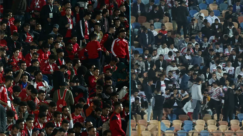 القمة 125.. توافد جماهير الأهلي والزمالك على مدرجات ستاد القاهرة 