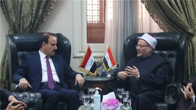 مفتي الجمهورية يستقبل رئيس ديوان الوقف السني العراقي