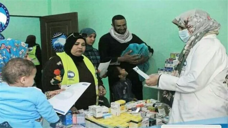 مستقبل وطن بالسويس يرسل قافلة طبية لعلاج الأمراض المعدية بشندورة
