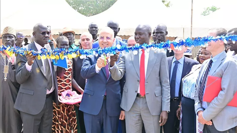 وزير الري الجنوب سودانى يعرب عن شكره لمصر لما تقدمه من دعم لجنوب السودان 
