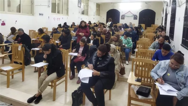 ختام إمتحانات الترم الأول لقسم دراسة الكتاب المقدس بالسويس