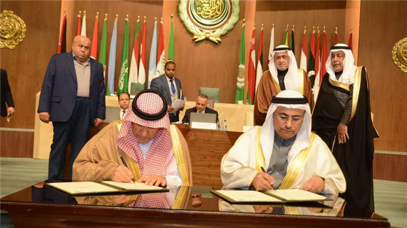 البرلمان العربي يوقع مذكرة تفاهم مع جامعة محمد بن فهد السعودية