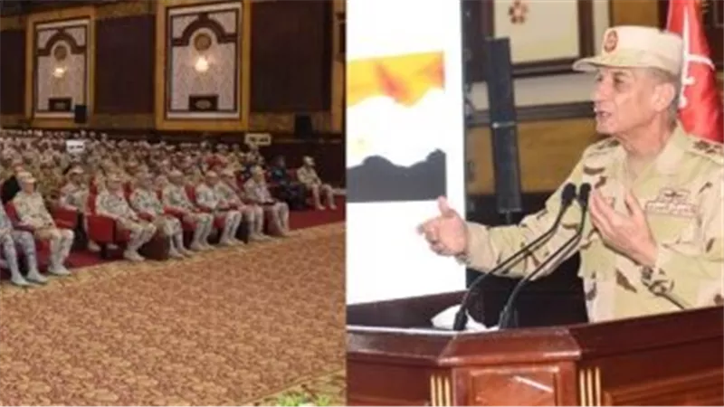 وزير الدفاع يلتقي عددا من القادة والضباط المعينين لتولى الوظائف القيادية