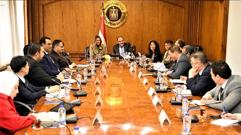 وزير التجارة والصناعة يبحث الاستفادة من خبرات المؤسسات العلمية بدولة كوريا الجنوبية 