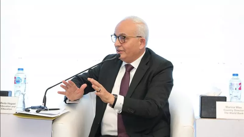وزير التربية والتعليم يشارك في مؤتمر الإعلان عن إطلاق تقرير البنك الدولي 