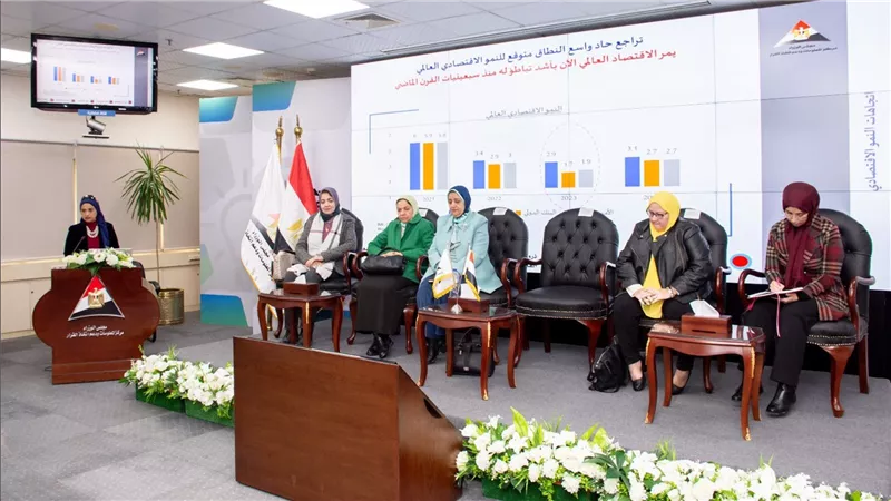 معلومات الوزراء يبدأ صياغة السيناريوهات اللازمة للتعامل مع الوضع الاقتصادى العالمى