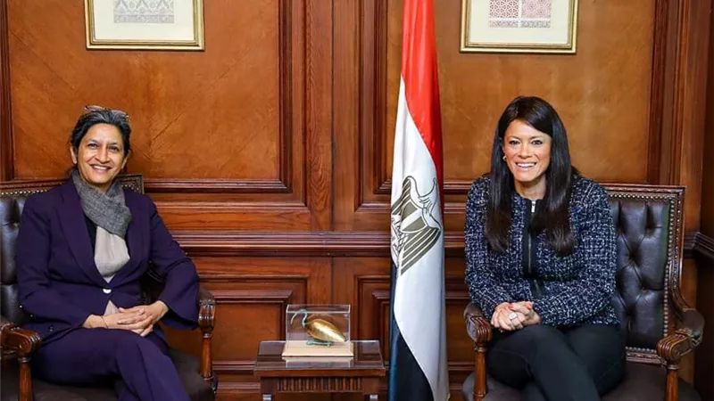 وزيرة التعاون الدولي تستقبل نائب رئيس مجموعة البنك الدولي للتنمية البشرية