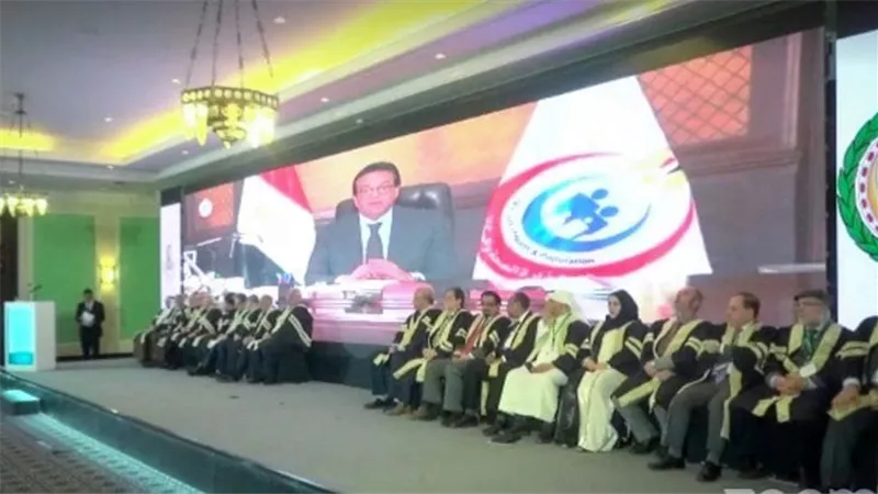 وزير الصحة يلقي كلمة مسجلة في حفل تخريج دفعة من الأطباء بالمجلس العربي 