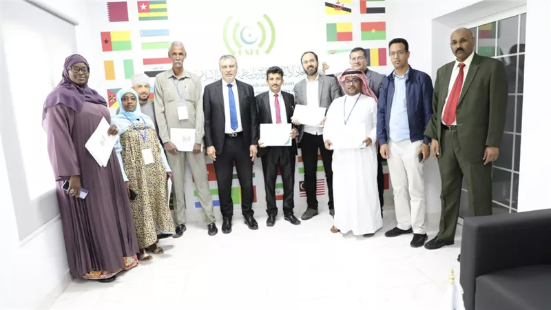 ختام الدورة التدريبية الأولي بأكاديمية اتحاد إذاعات وتلفزيونات التعاون الإسلامي 