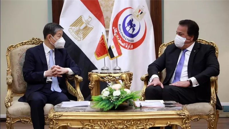 وزير الصحة يستقبل سفير الصين لبحث تعزيز التعاون بالمشروعات الصحية المشتركة